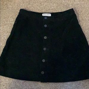 Corduroy mini skirt